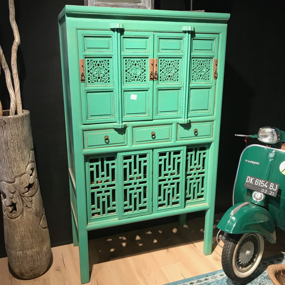 Designforest - Schränke - Dekorativer Schrank Türkis - Designforest